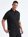 Flying Machine Tropical Print Relaxed Polo Shirt