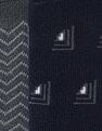 Arrow Mens No Show Printed Cotton Socks - Pack Of 2