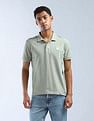Flying Machine Solid Pure Cotton Essentials Polo Shirt
