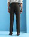 Arrow Newyork Solid Regular Fit Knitted Trousers