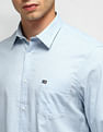 Arrow Sport Geometric Printed Herringbone Shirt