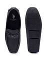 U.S. Polo Assn. Men Broody Metallic Logo Solid Loafers