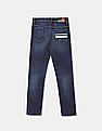 U.S. Polo Assn. Kids Mid Rise Skinny Fit Faded Jeans