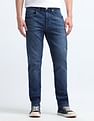 Flying Machine Slash Slim Tapered Fit Jeans