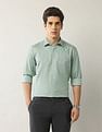 Arrow Textured Liberty Classic Fit Autopress Shirt