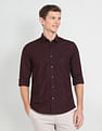 U.S. Polo Assn. Denim Co. Spread Collar Self Design Shirt