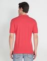 Arrow Sports Compact Cotton Horizontal Stripe Polo Shirt
