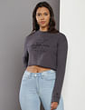 Calvin Klein Transitional Cotton Embroidered Sweatshirt