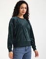 Calvin Klein Monogram Print Crew Neck Sweatshirt