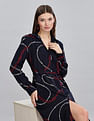 Tommy Hilfiger Viscose Spread Collar Shirt Dress