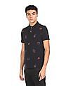 U.S. Polo Assn. Denim Co. Ribbed Collar Printed Polo Shirt