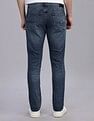 Tommy Hilfiger Mid-Wash Slim-Fit Mid Rise Jeans
