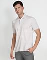 Arrow Horizontal Stripe Pique Polo Shirt