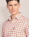 U.S. Polo Assn. Spread Collar Plaid Shirt