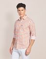 U.S. Polo Assn. Spread Collar Plaid Shirt