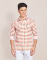 U.S. Polo Assn. Spread Collar Plaid Shirt