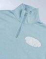 Flying Machine Solid High Neck Sweatshirt