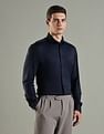 Tommy Hilfiger Solid Slim-Fit Cotton Shirt