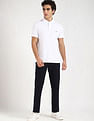 Tommy Hilfiger Solid Regular-Fit Cotton Polo T-Shirt