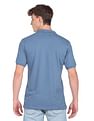 Flying Machine Pure Cotton Solid Polo Shirt