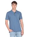 Flying Machine Pure Cotton Solid Polo Shirt