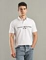 Tommy Hilfiger Embroidered Logo Regular-Fit Cotton Polo T-Shirt