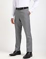 Tommy Hilfiger Regular-Fit Solid Mid-Rise Trouser
