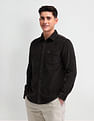 U.S. Polo Assn. Denim Co. Textured Slim Fit Shirt