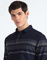 Flying Machine Horizontal Stripe Cotton Shirt