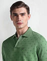 Arrow Sports Geometric Print Regular Polo Shirt
