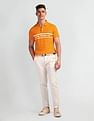 U.S. Polo Assn. Denim Co. Brand Print Pique Polo Shirt