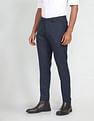 Arrow Newyork Windowpane Check Smart Flex Trousers