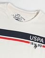 U.S. Polo Assn. Denim Co. Long Sleeve Brand Stripe Cotton T-Shirt