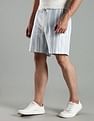 Tommy Hilfiger Regular Fit Striped Mid Rise Shorts
