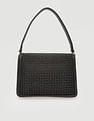 Tommy Hilfiger Printed Black Polyester Sling Bags