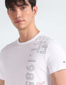 Tommy Hilfiger Organic Cotton Placement Typographic Print T-Shirt