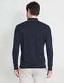 Arrow Long Sleeve Patterned Knit Polo Shirt