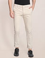 U.S. Polo Assn. Herringbone Textured Casual Trousers