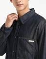Calvin Klein Jeans Solid Regular-Fit Denim Shirt