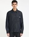 Calvin Klein Jeans Solid Regular-Fit Denim Shirt