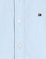 Tommy Hilfiger Kids Boys Solid Regular-Fit Cotton Shirt