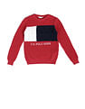 U.S. Polo Assn. Kids Boys Printed Regular Fit Sweater