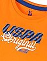 U.S. Polo Assn. Kids Long Sleeve Brand Print T-Shirt