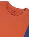 Flying Machine Pure Cotton Colour Block T-Shirt