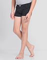USPA Innerwear Boys Mid Rise Cotton Spandex OKT01 Trunks - Pack Of 2