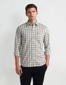 Arrow Sport Tartan Checked Manhattan Slim Shirt