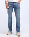 Flying Machine Freddie Slim Straight Mid Rise Jeans