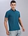 Tommy Hilfiger Solid Regular-Fit Cotton Polo Shirts