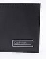 Calvin Klein Solid Black Leather Bi-Fold Wallet