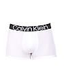Calvin Klein Underwear Men White Elasticized Waistband Solid Trunks